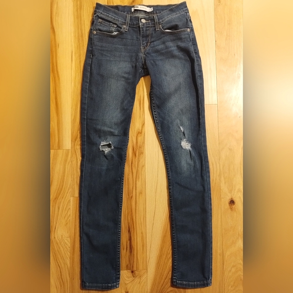 Levi's Jeans "Skinny 524" distressed jeggings